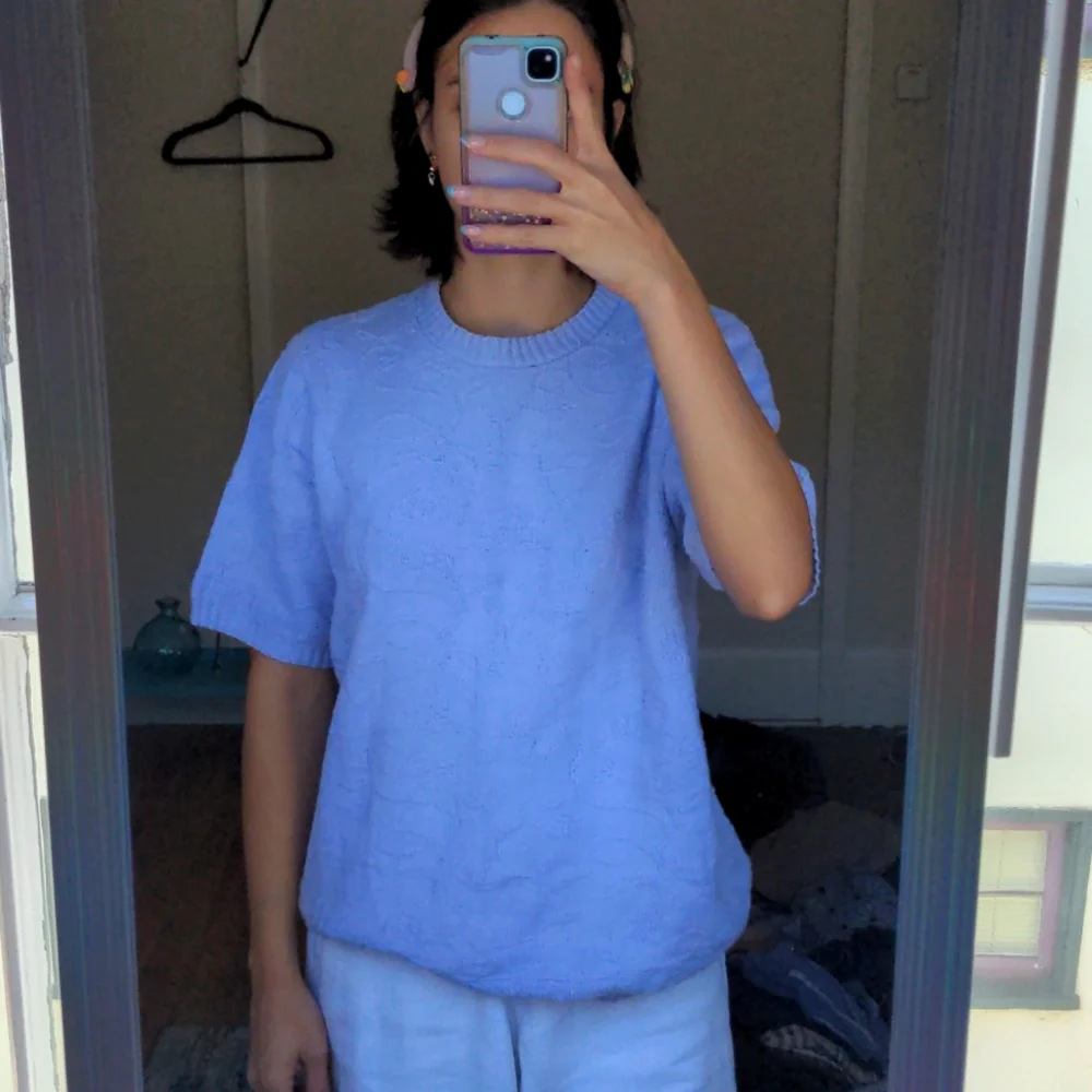 Lilac bulky 90s sweater - Picture 3 of 4